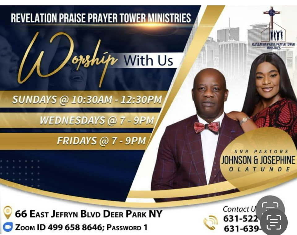 Rev. Dr. Johnson & Pastor Josephine Olatunde